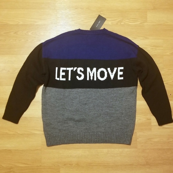 Zara man let's move, let's dance sweater - Picture 3 of 5